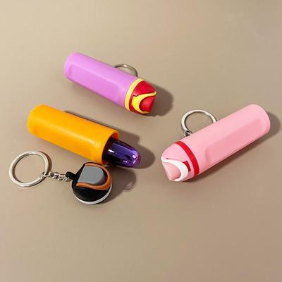 1 Peça Chaveiro Estilo Mini Garrafa de Água da Moda Pode Guardar Pequenos Enfeites Batom Etc Um Presente Perfeito Para Viagem Uso Diário