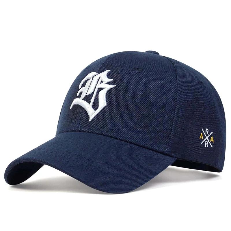 Unisex B Letter Embroidery Baseball Cap Spring and Autumn Outdoor Adjustable Casual Hats Hip Hop Hip Hop Sunscreen Hat