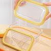 Hand Press Butter Keeper Plastic Cheese Storage Box Durable Butter Slice Container  Fridge