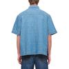 Givenchy Short Sleeve Boxy Fit Denim Shirt BM60WZ50P9-452