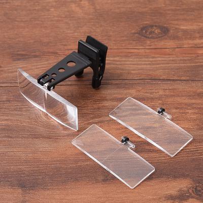 Briltype Vergrootglas, Type Trojaans paard Klemtype Chirurgisch vergrootglas met drie sets lenzen