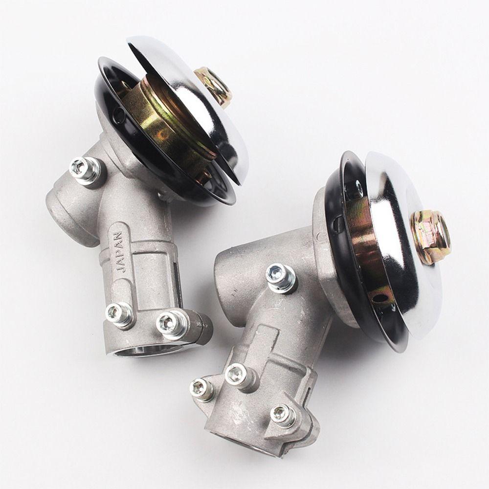 28mm Tube Lawn Mower Working Head Single/Double Instal Hole Assembly Accessories Trimmer Gearhead 9 Teeth Lawn Mower Parts