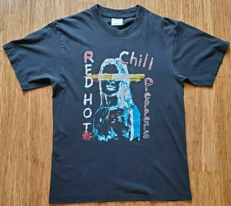 

Винтажная футболка Red Hot Chili Peppers By The Way 2000-х Мужская винтажная футболка Подарок Унисекс футболка L