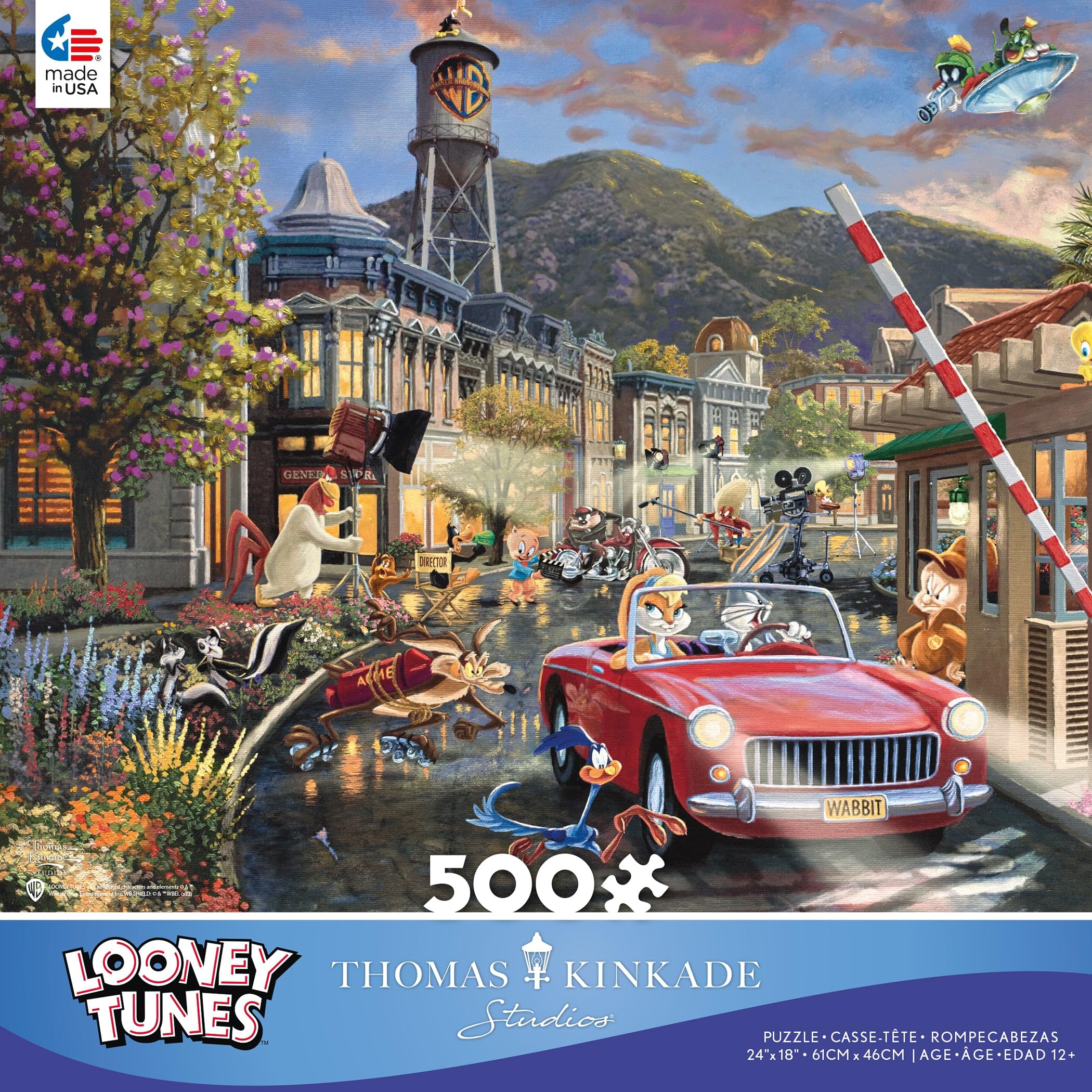 

Ceaco Thomas Kinkade Looney Tunes Backlot Shenanigans 500 элементов пазл, 2415-11