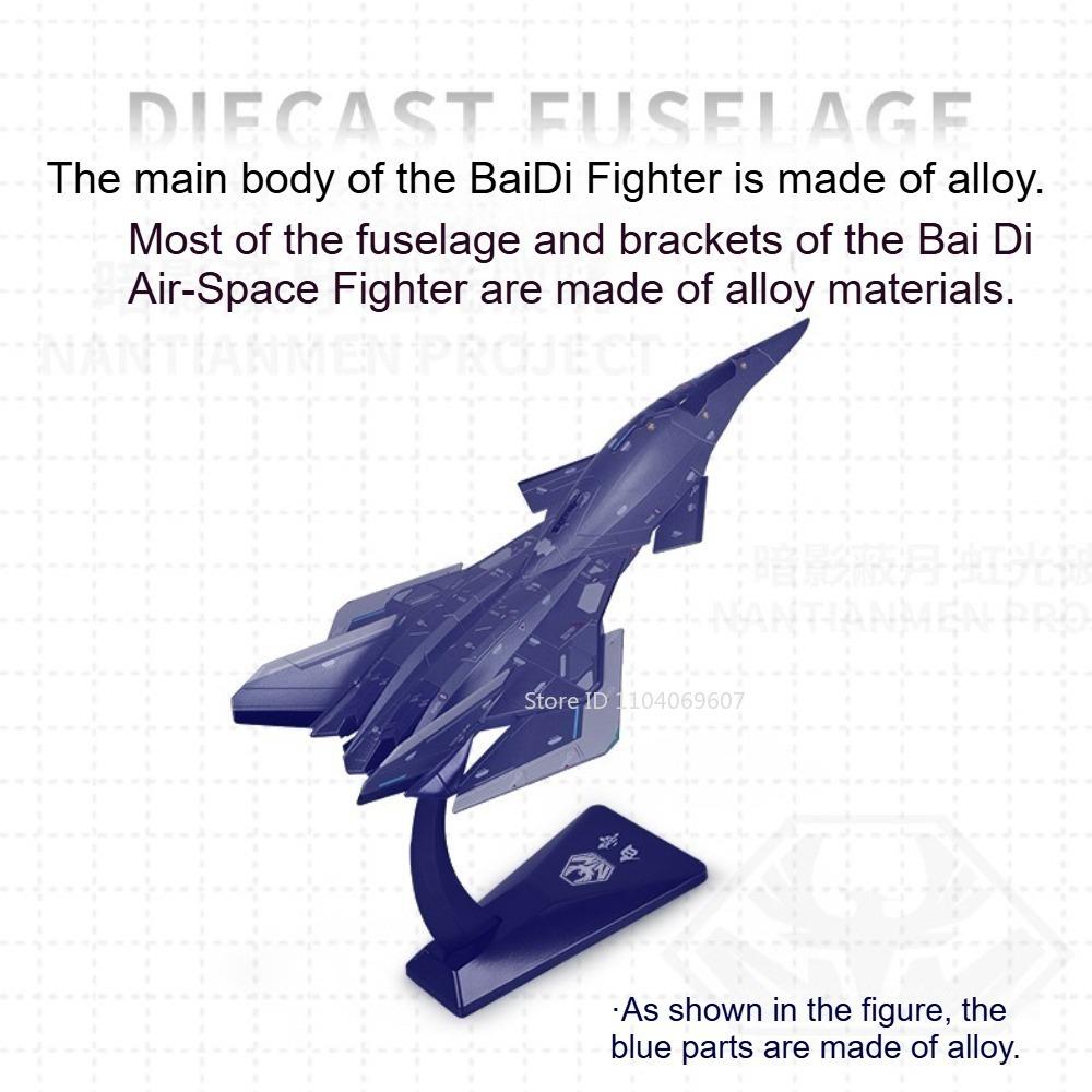 1:50 1:144 Scale Model Toy Bai Di Aerospace Fighter Alloy Diecast Removable Bracket Military Aircraft Models for Friends Gifts