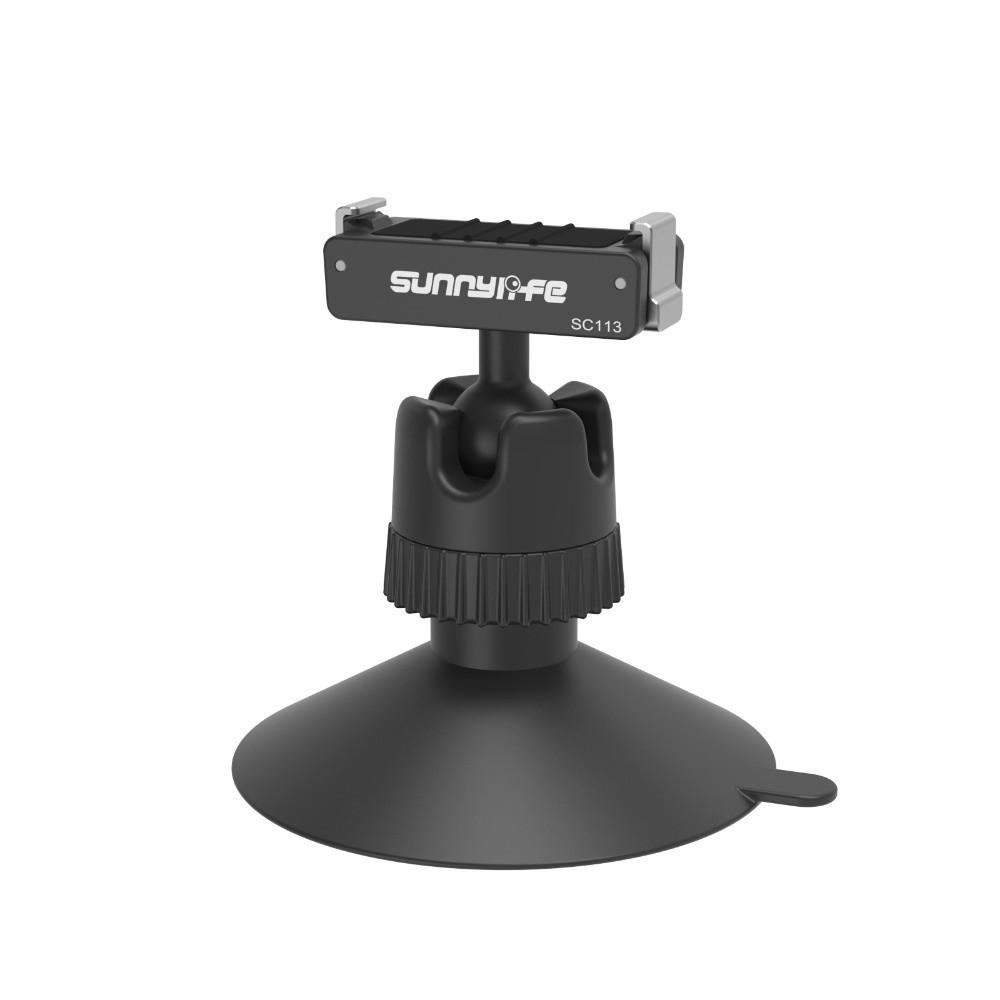 Magnetic Suction Cup Bracket Quick Release Ball Head Camera Mount Stable 360 Rotatable for DJI Osmo Nano/Action 6 чёрный