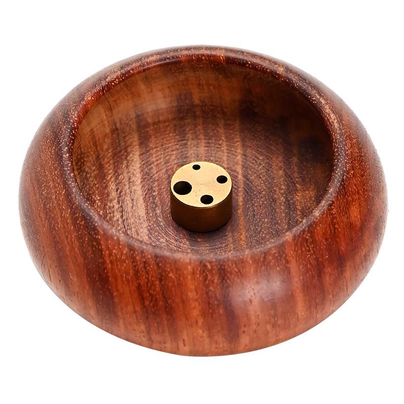 Ebenholz Räuchergefäß Poröser Sockel