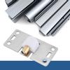 2pcs 75*38mm Stainless Steel Cabinet Door Sliding Wheel Single Cupboard Door Roller