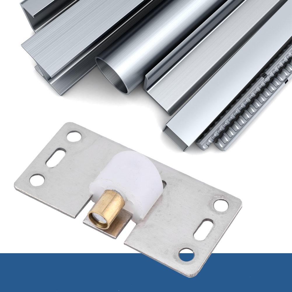 2pcs 75*38mm Stainless Steel Cabinet Door Sliding Wheel Single Cupboard Door Roller