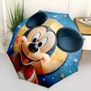 1pc Mickey Mouse Automatic Folding Umbrella: Compact 8-rib Design Cartoon Travel Companion for Outdoor, Casual Accessory