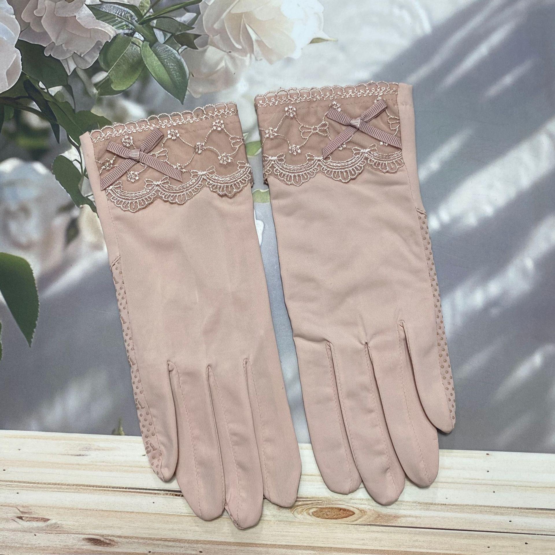 Women s Summer UV Protection Touchscreen Gloves - Anti-Slip, Ice Silk Driving/Cycling