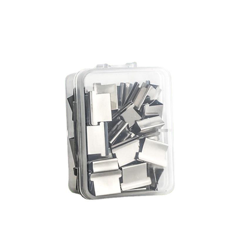 Transparent No-Punch Metal Push & Binding Clip for Test Papers