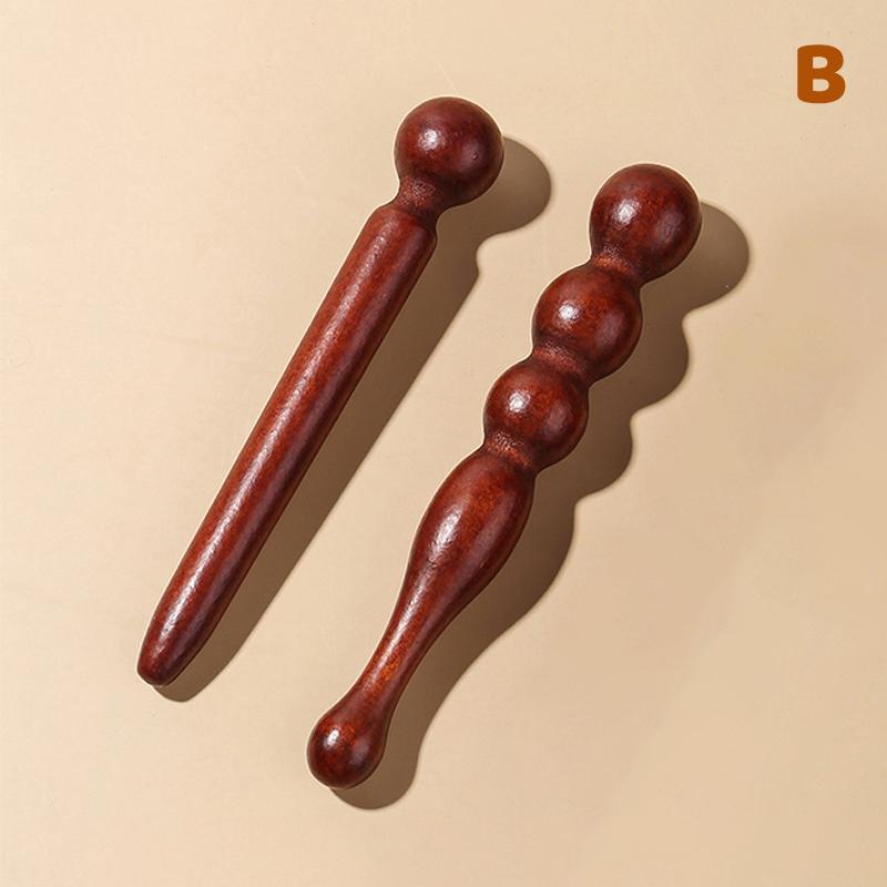 Massage Stick Reflexology Tool for Foot and Body Wooden Acupressure Therapy Deep Tissue Relaxation Home Spa Device