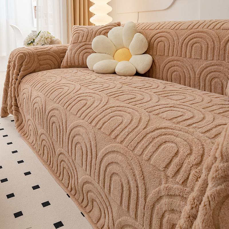 Winter Plush Sofa Cover Cloth Non-slip New Sofa Towel Lazy All-inclusive Universal Sofa Full Cover Blanket