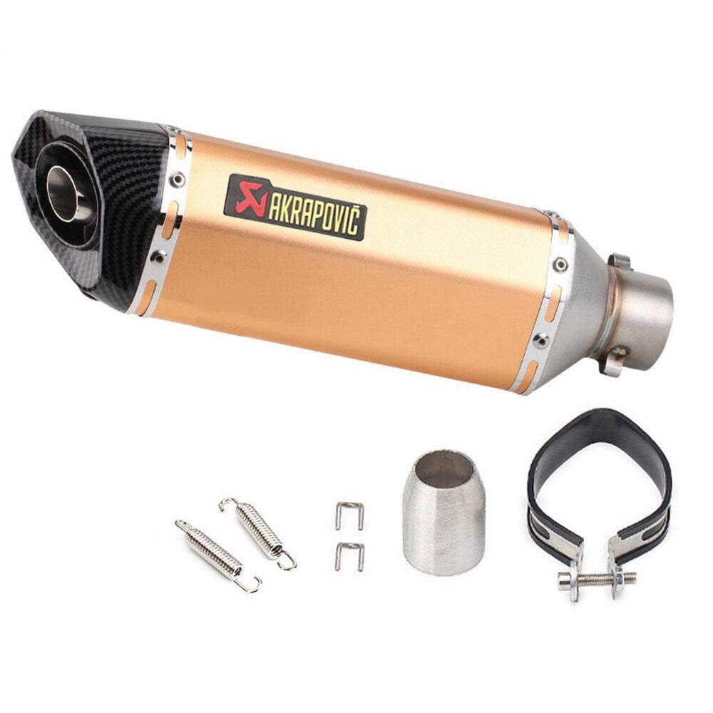 Modified Exhaust Pipe for Motorcycle/Scooter - Spring Breeze NINJA, Small Hexagonal/Round Tail Design