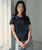 Wednesday Oasis For Woman Closer Silket Half T-Shirt_Navy(Wb6Tp35)