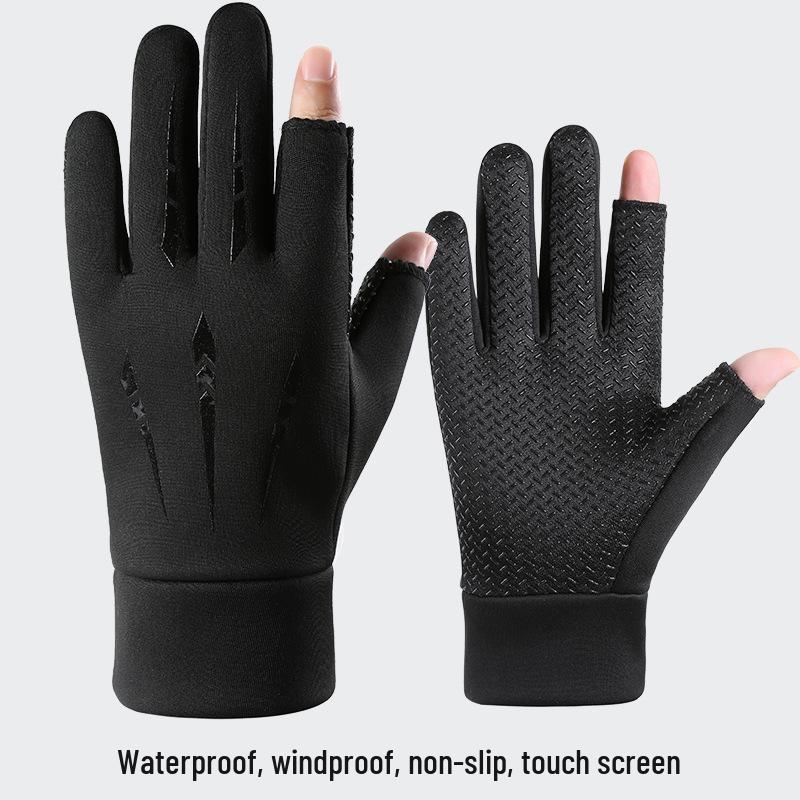 Guanti Invernali da Ciclismo da Donna Caldi con Fodera in Pile - Idrorepellenti, Antivento, Compatibili con Touchscreen, Nuovo Stile per Sport all'Aperto