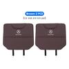 FA03Car Anti-kick Pad Leather Seat Back Protector Anti Scratch Pad For Mercedes Benz W202 W212 W126 W140 W168 W177 CLS GLE GLC GLS