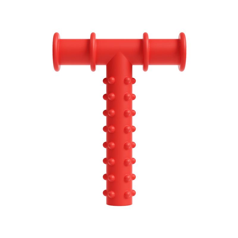 Κολιέ Οδοντοφυΐας Σιλικόνης σε σχήμα P & Παιχνίδι Μασήματος για Μωρά