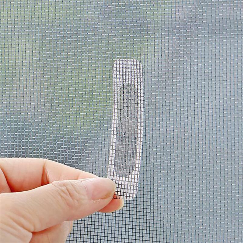 Window Net Anti-mosquito Mesh Sticky Wires Patch Repair Tape Summer Screen Window Door Mosquito Netting Patch Repair Broken Hole