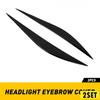 2Set Carbon Fiber Protector Headlight Car Film Anti-Scratch Accessories Stickers