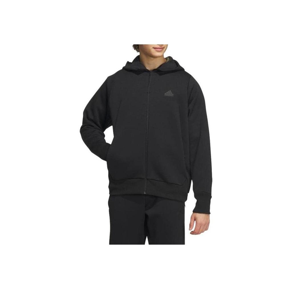 adidas Sportswear Z.N.E. Fleece Full-Zip Hoodie Black IQ1377