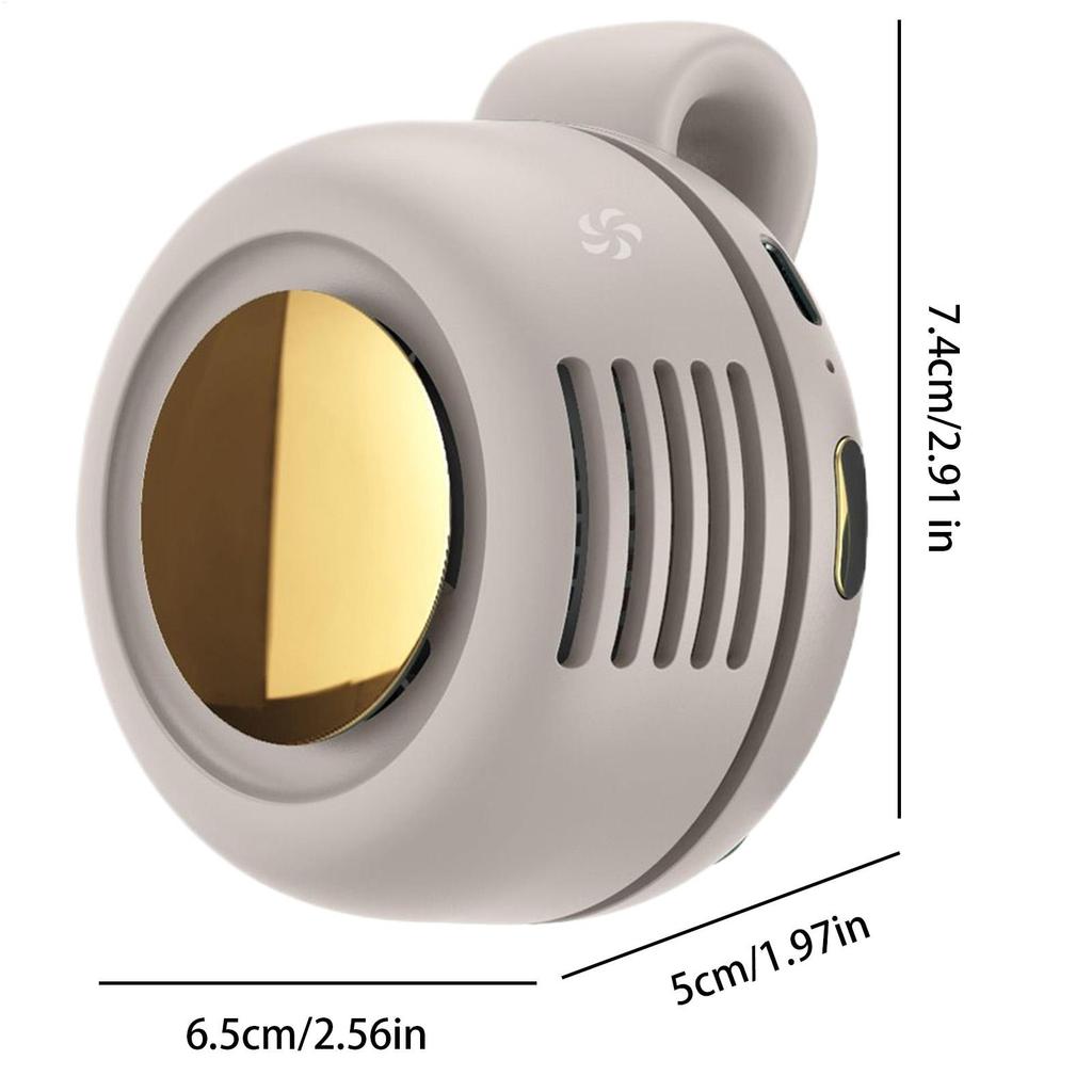 Small Fan with Clip USB Charging Air Cooler Small Portable Bladeless Clip On Fan for Dorm Beach Nursery Gym Travel Tent Camping