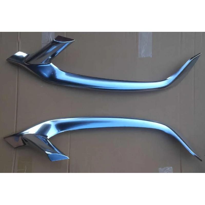 - Models GEELY Coolray Headlight Bright Strip Front Grille ABS Silver Trim