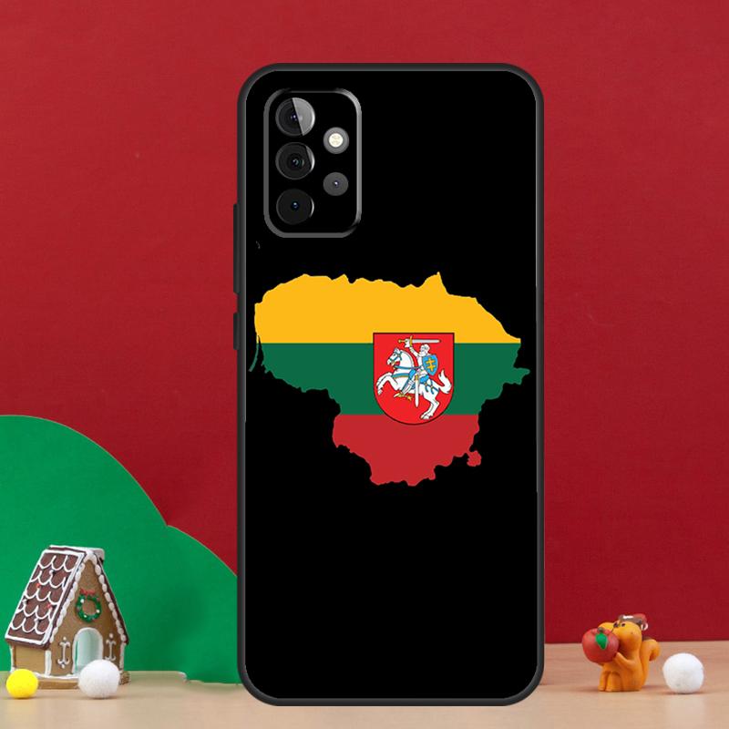 Fashion Lithuania Flag Case For Samsung Galaxy A55 A52 A32 A12 A33 A06 A16 A26 A36 A56 A15 A53 A13 A34 A54 A14 A17