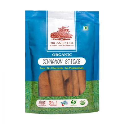 Bâtons de cannelle biologique (50 grammes), Bâtons de cannelle bio, Organic Soul