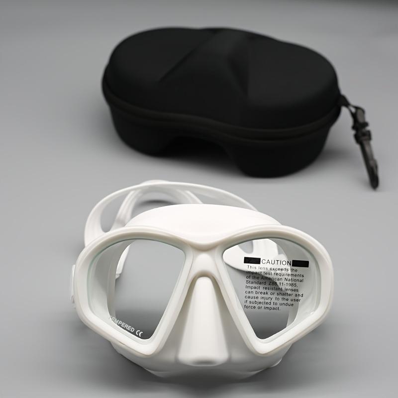 Professional Wet Low Volume Freediving Mask, Tempered Glass Dive Mask, J-Type Diving Mask, Snorkel Set, Diving, Swimming, Snorkeling, Mask