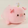 Ultra Soft Pink Pig Stuffed Doll Lying Plush Piggy Toy Animal Soft Plushie Pillow for Kids Baby Comforting Birthday Xmas Gift