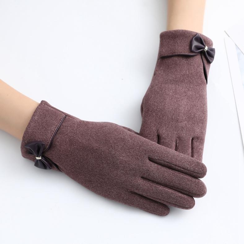Winter Gloves Warm Touch Screen Riding Windproof Internal Plush Warm Catch Velvet Gloves Fashion Women Outdoor Gloves