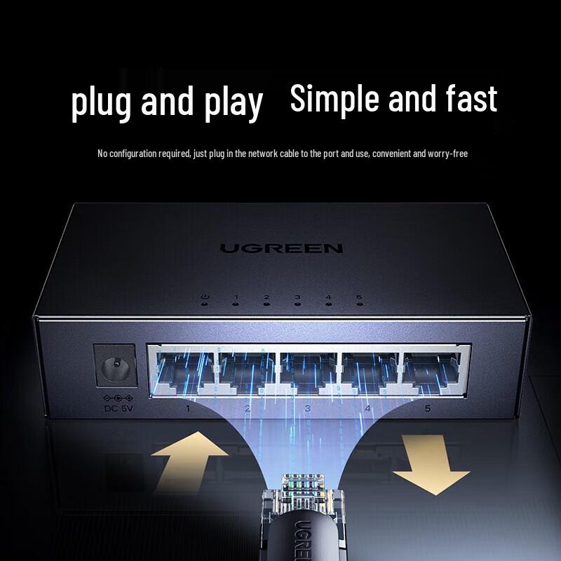 Ugreen 5-Port Gigabit Ethernet Switch