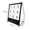 9 Hole Target Net Fun Practice Sports Equipment Portable for Backyard, Beginners