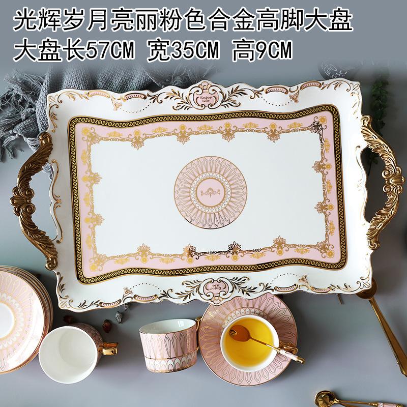 Ceramic Afternoon Tea Flower And Fruit Teacup Tea Set Household Flower Teapot Set Fruit Glass Pot With Filter Candle Heating