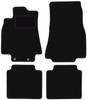 Schwarze Velours-Fußmatten für: Mercedes B-Klasse W245 Schrägheck (2005-2011)