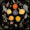 Practical Foldable Night Theme Tarots Cloth Easy To Clean Velvets Divination Mat Fabric Texture for Spiritual Practices