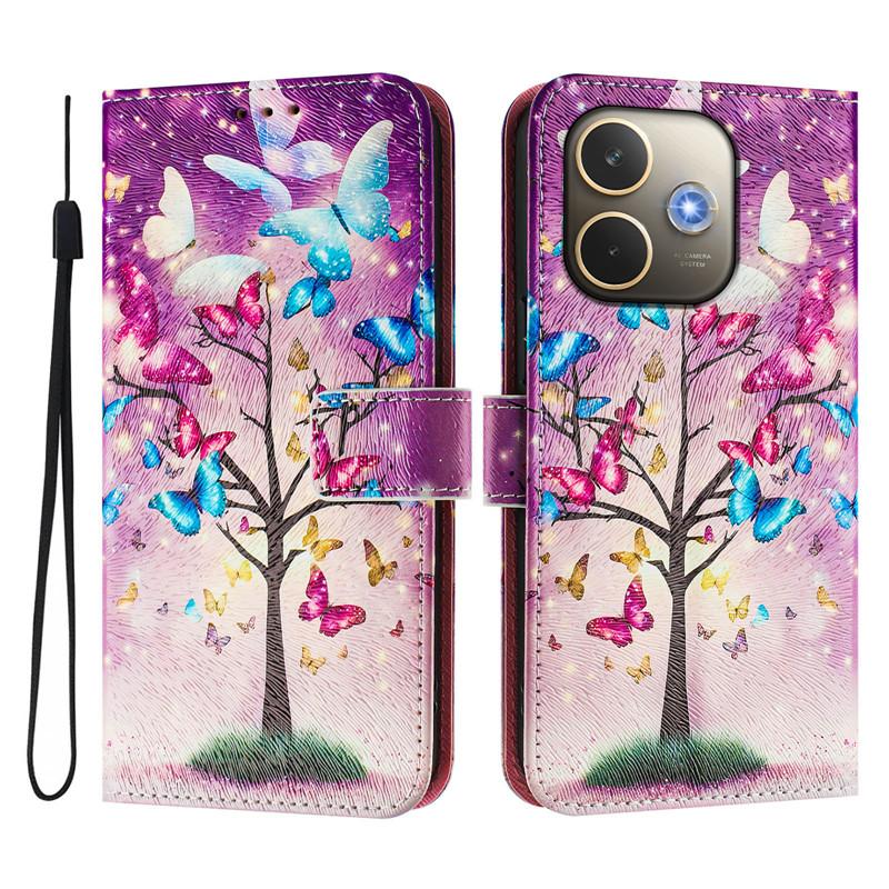 Luxus Flip Lederhülle Für OPPO A5 Pro 5G Flip Cover auf Für OPPO A5X A5Pro A5 4G A5i Pro Funda Brieftaschentaschen Blumenhüllen Schale