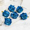 10 Pieces High Quality Flannel Roses Head Wedding Scrapbooking Home Decoration Bridal Accessories Clearance Artificial Flowers