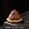 Lucky Purple Sand Small Goldfish Line Incense Burner, Household Indoor Insert Seat Zen Tea Room Desktop Incense Burner Ornament
