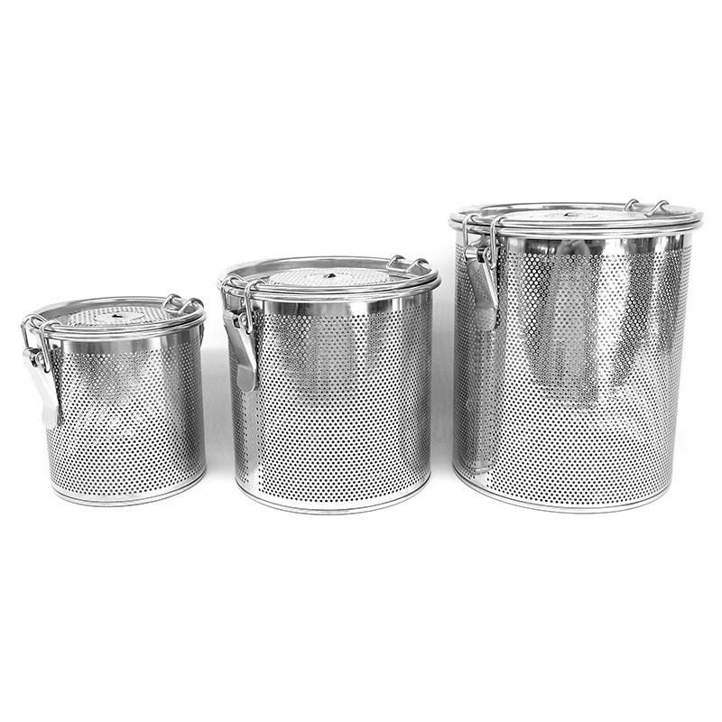 Stainless Steel Fine-Mesh Spice Ball Brine Basket for Seasoning and Braised Meat