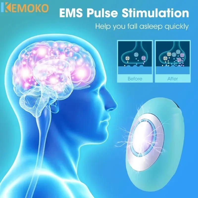 Handheld CES Sleep Aid Microcurrent Device Hypnosis Insomnia Mental Stress Pressure Relax Anxiety Eliminat Treatment Health Gift