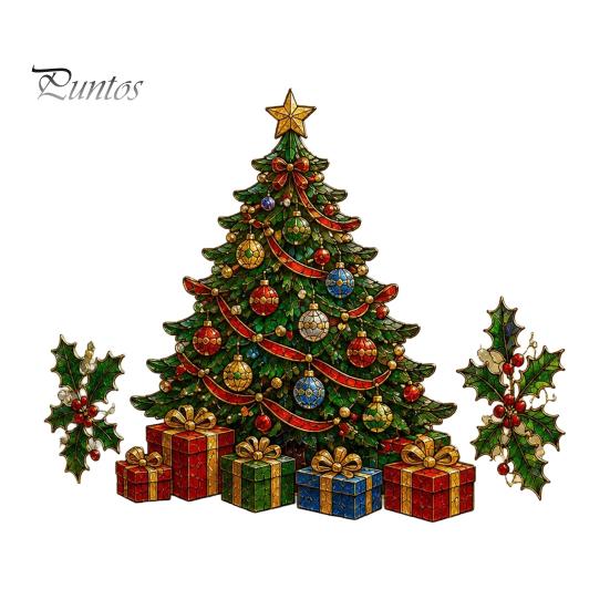 Winter Wonderland Window Decor Christmas Stickers, Holiday Decorations, Festive Art with Xmas Tree Wall Stickers Snowman Angel Patterns for Home Door