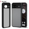 (Comes with wrist strap)IBMRS for Google Pixel 8a Case ,Camouflage PC Hard Back Soft edges Airbag Shockproof Transparent matte Back Cover Phone Case