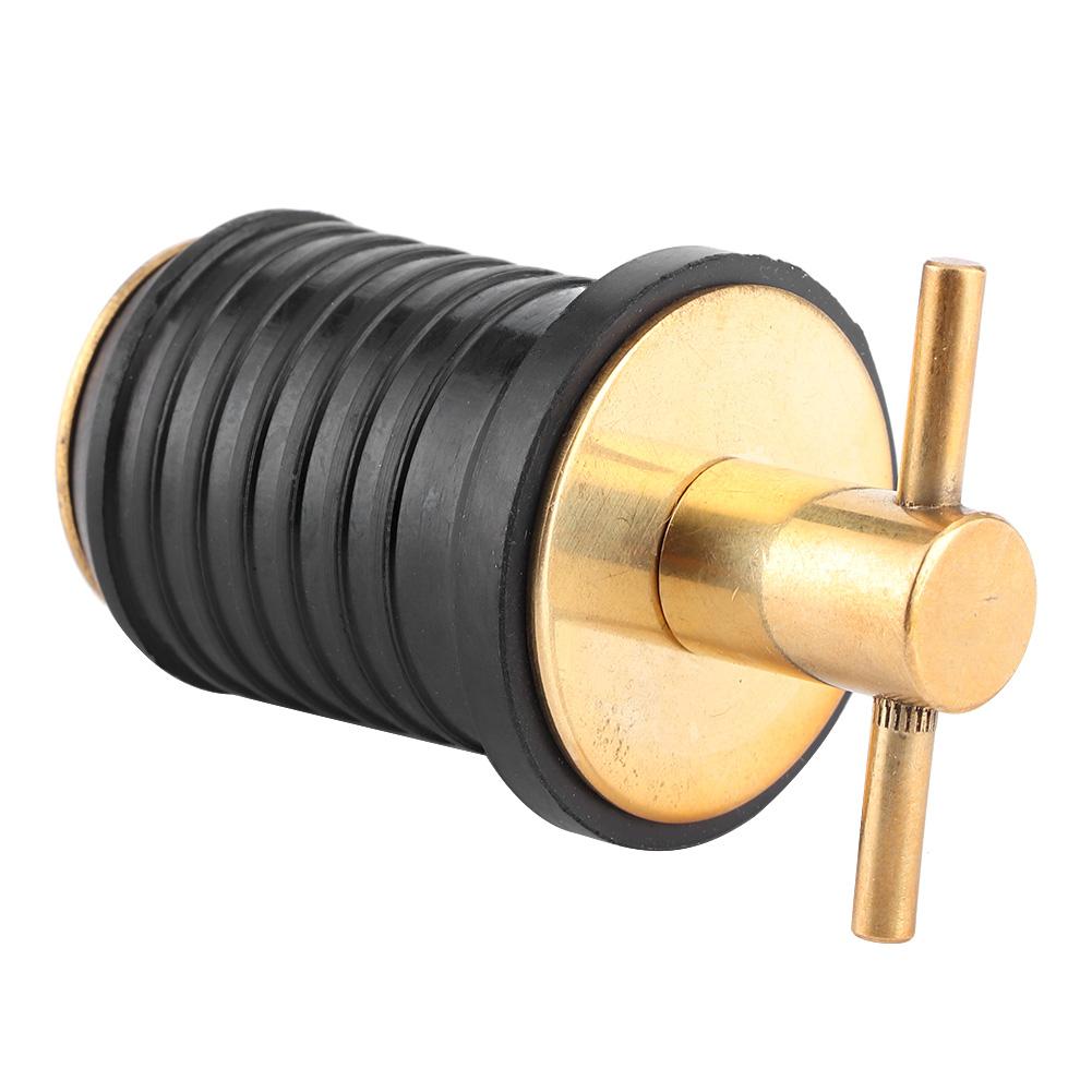 Dop de scurgere din cauciuc de 1 inch cu mâner T, cu răsucire, Accesorii marine pentru coca, bazin de apă vie, bilă de barcă, oglindă, perete de mare, bazin de momeală