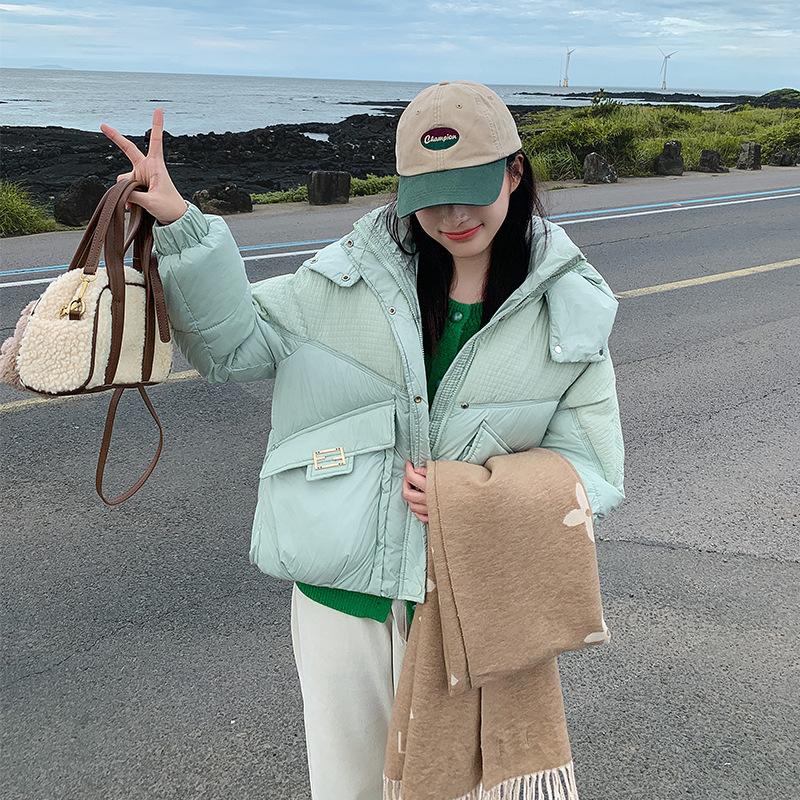 New winter cotton-padded clothes women's short loose coat design sense thickened cotton-padded jacket tide