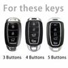 3/4/5 Buttons Tpu Car Key Case For Hyundai Palisade Grandeur Azera Elantra Gt Kona -26 Smart Fob Protector Cover Accessories