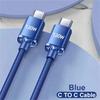 111W Cable Super Fast Charging Cable TypeC-C Cord Quick Charge Phone Data Cord USB A to Type C Cables For Xiaomi iPhone Samsung