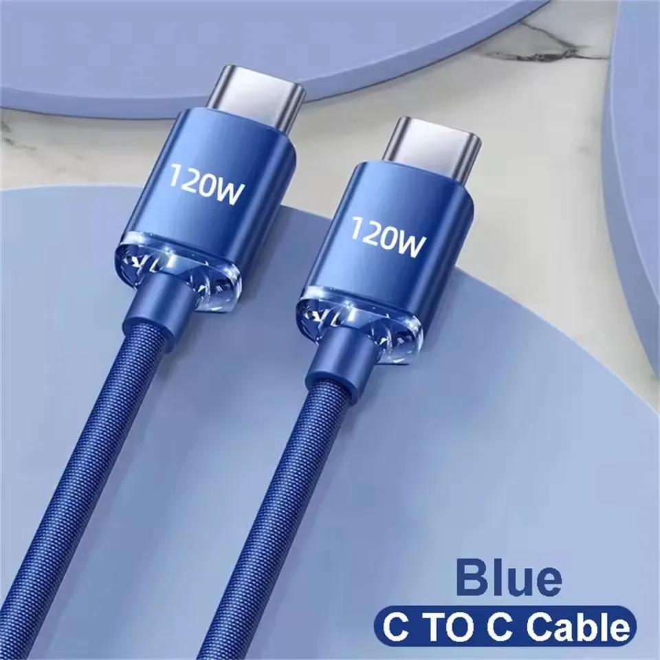 111W Cable Super Fast Charging Cable TypeC-C Cord Quick Charge Phone Data Cord USB A to Type C Cables For Xiaomi iPhone Samsung